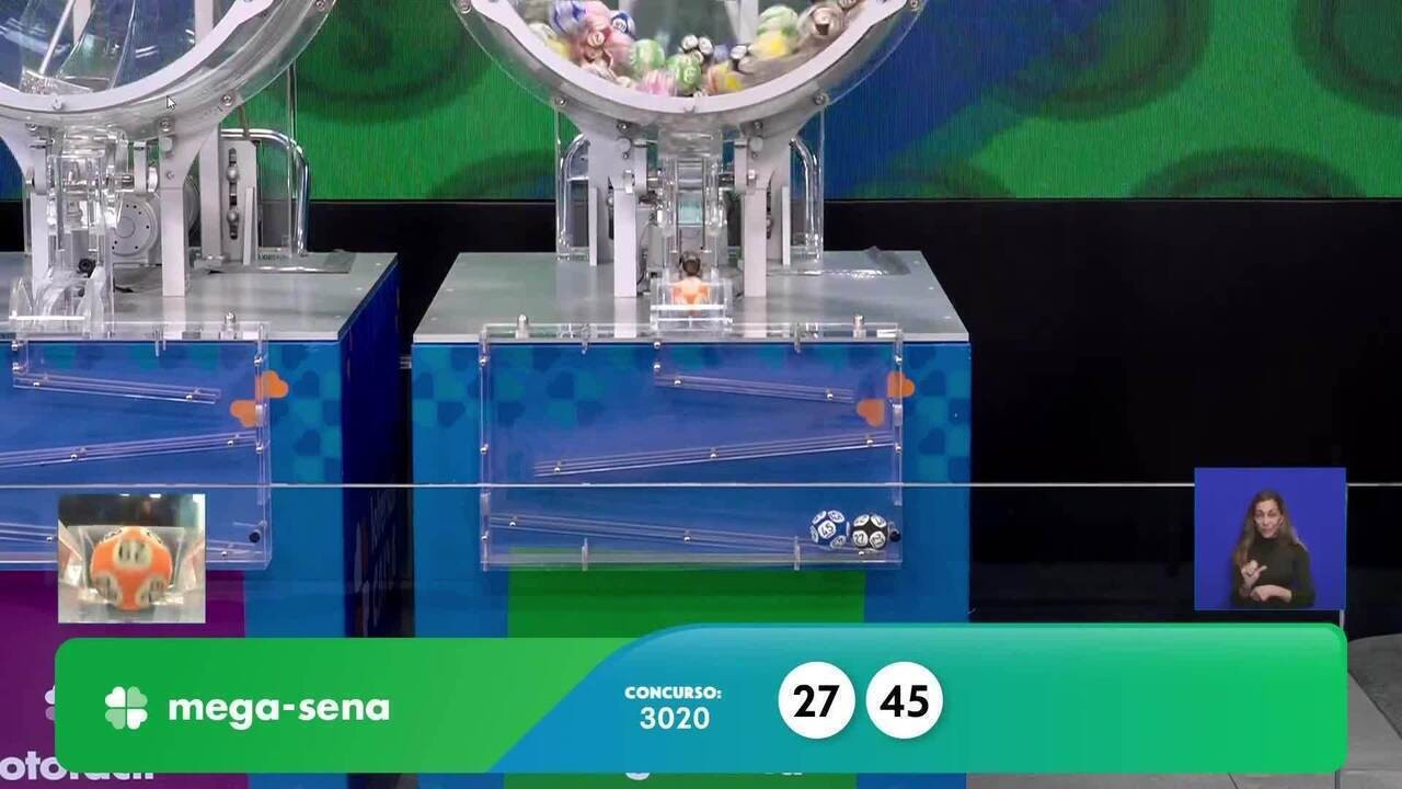 Mega-Sena, concurso 3020: confira os números sorteados