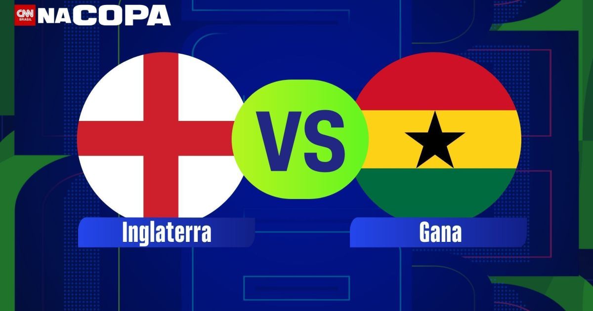 Inglaterra x Gana: escalações e onde assistir ao jogo da Copa do Mundo