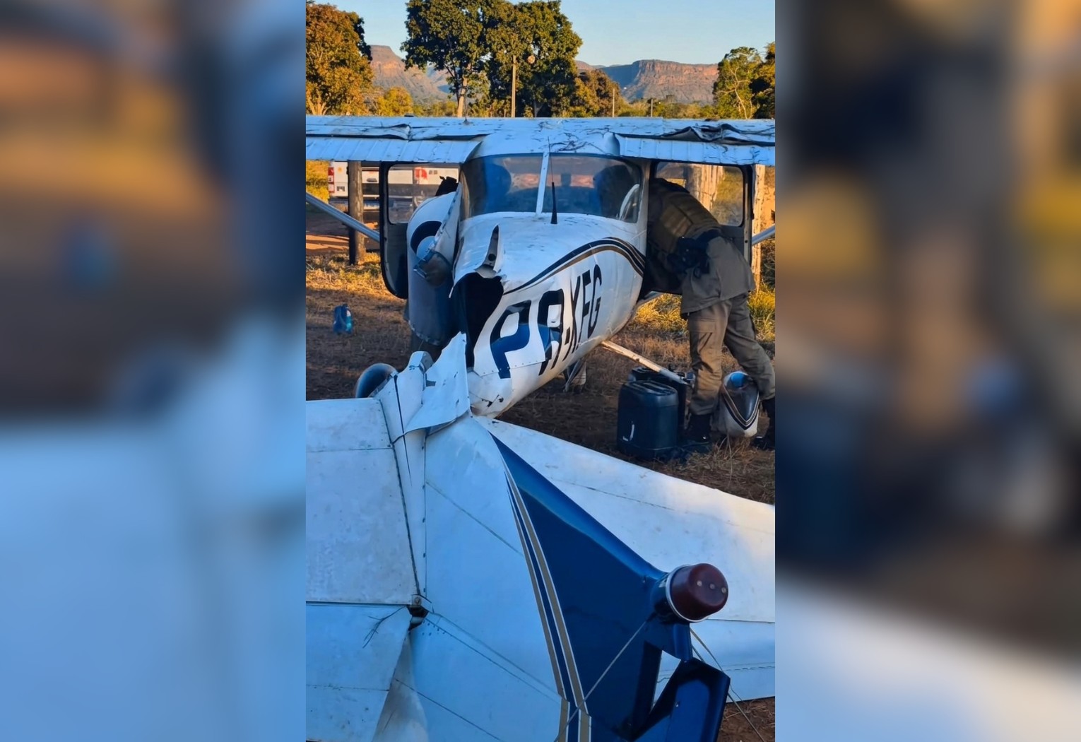 Avião faz pouso de emergência após perder potência em voo