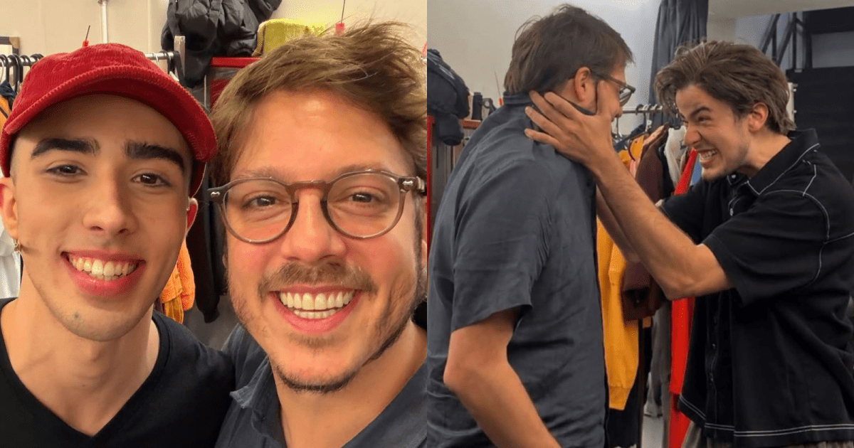 Fábio Porchat se emociona ao ver peça que retrata vida de Paulo Gustavo