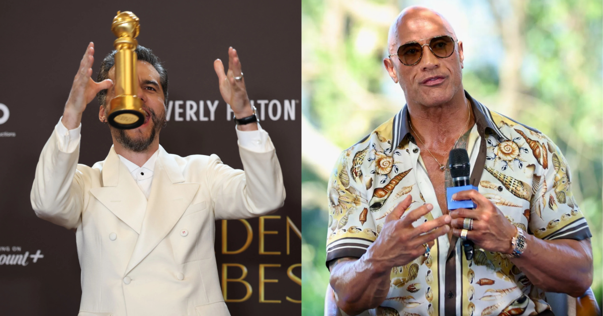 The Rock brinca sobre Wagner Moura: “Você roubou meu Globo de Ouro”