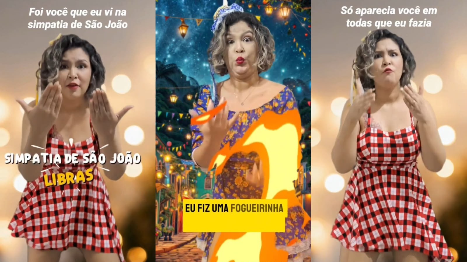 Intérprete de Libras do Amapá leva músicas de São João às redes sociais: ‘nossa identidade cultural’