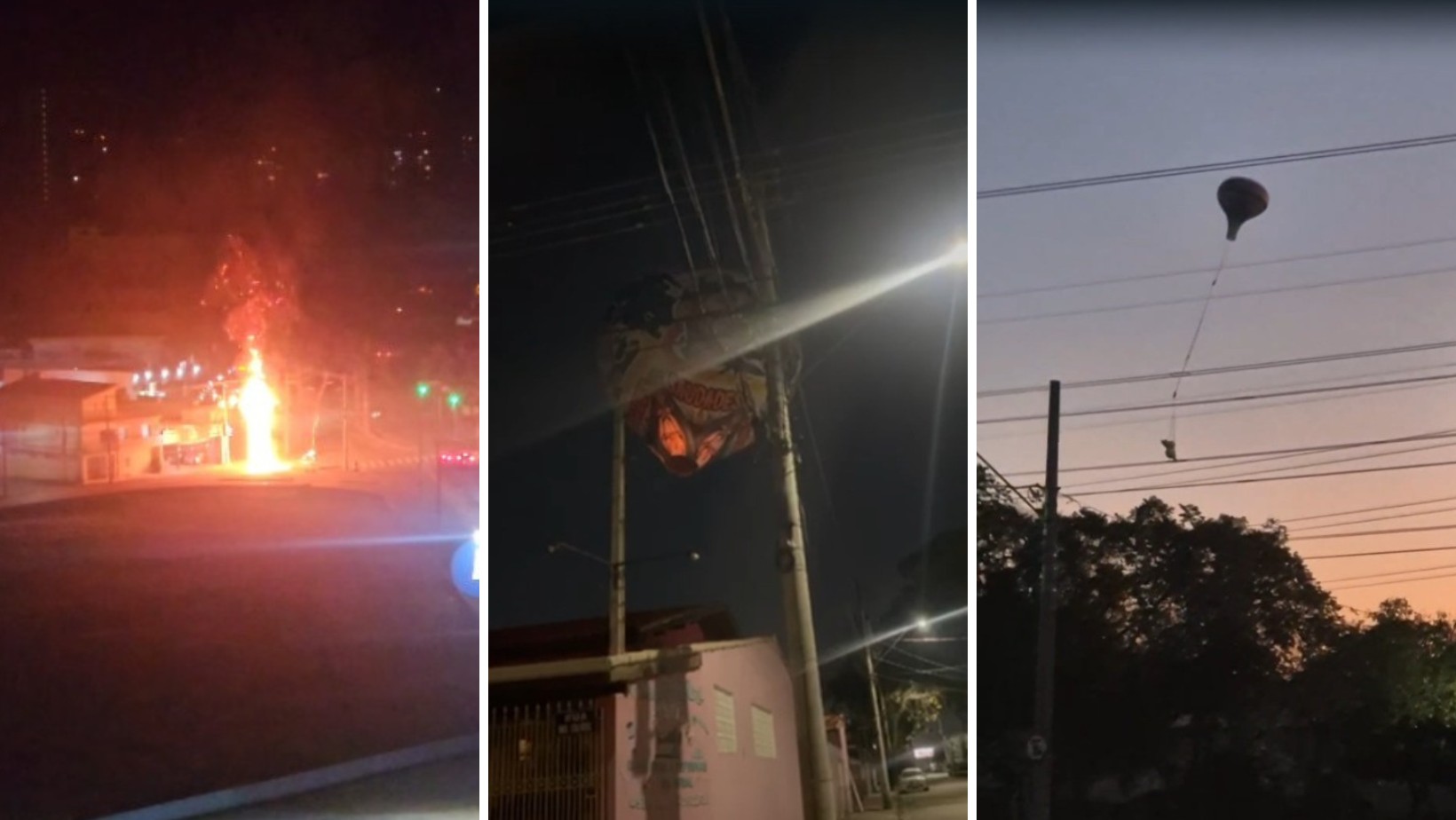 Trio é investigado por suspeita de envolvimento com soltura de balões em São José dos Campos