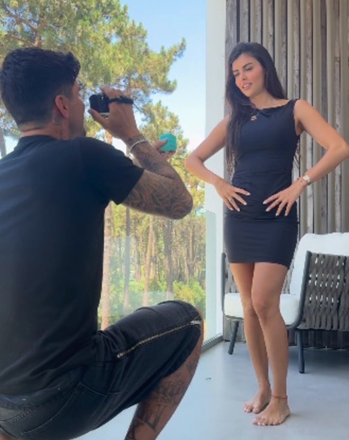 'Ela disse sim'! Gabriel Medina mostra pedido de casamento para Isabella Arantes