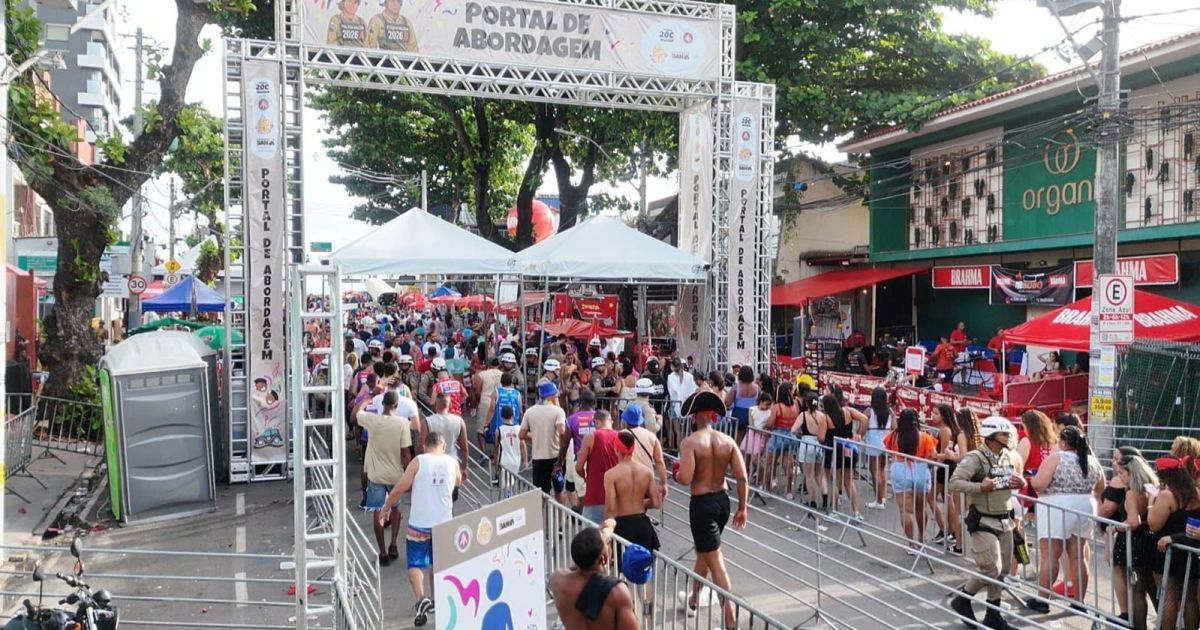 Homem é preso ao tentar entrar armado no Carnaval de Salvador