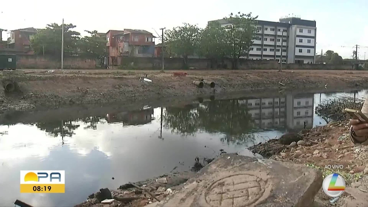 Banho em 'praia' improvisada no Canal do Tucunduba traz riscos à saúde em Belém