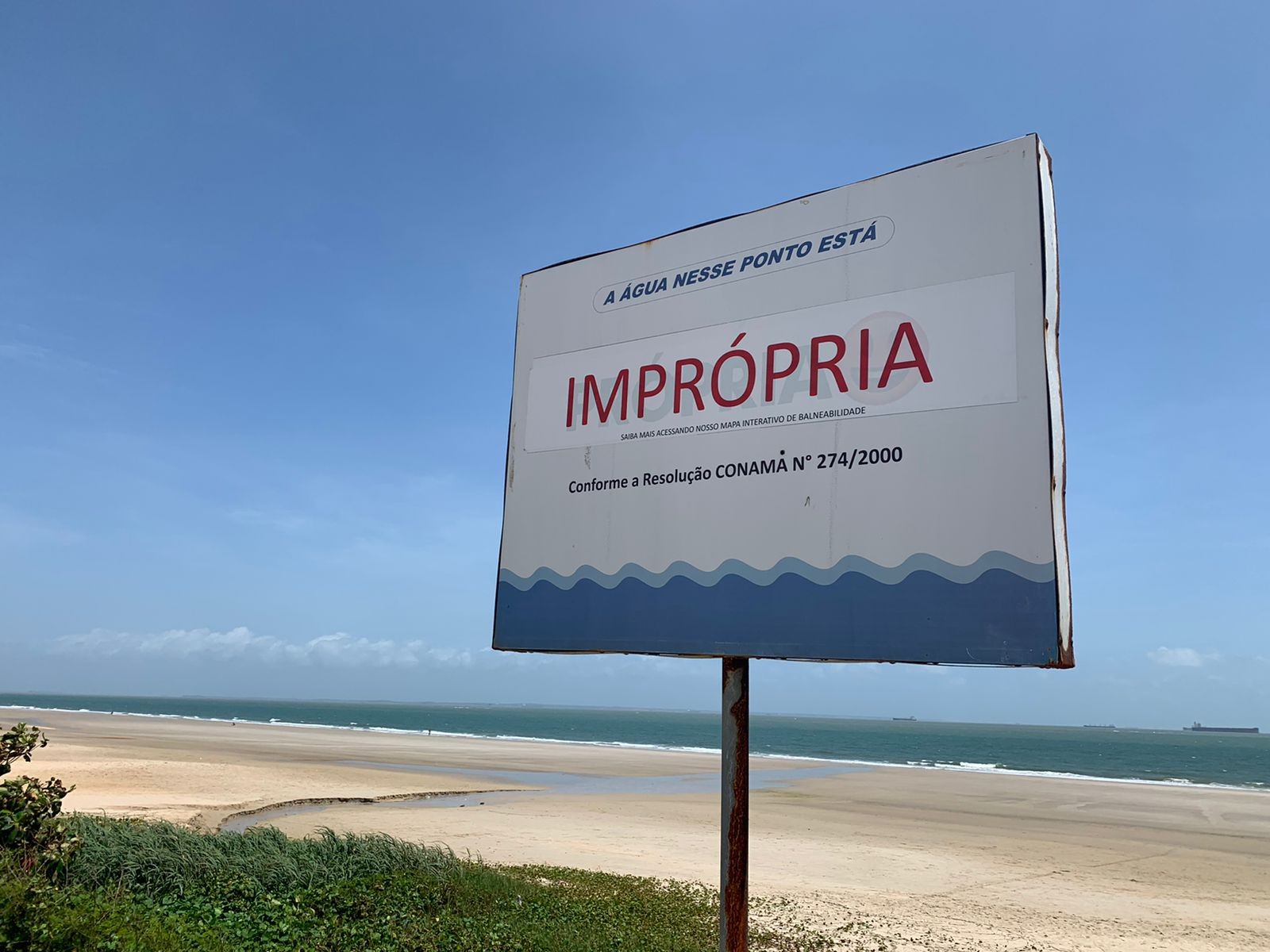 Laudo aponta dez pontos impróprios para banho na Grande São Luís