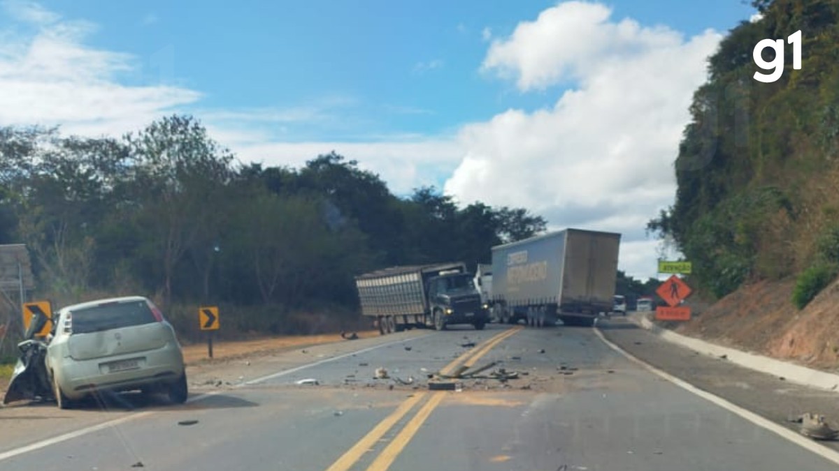 Acidente interdita trecho da BR-381 entre Ipatinga e Belo Oriente