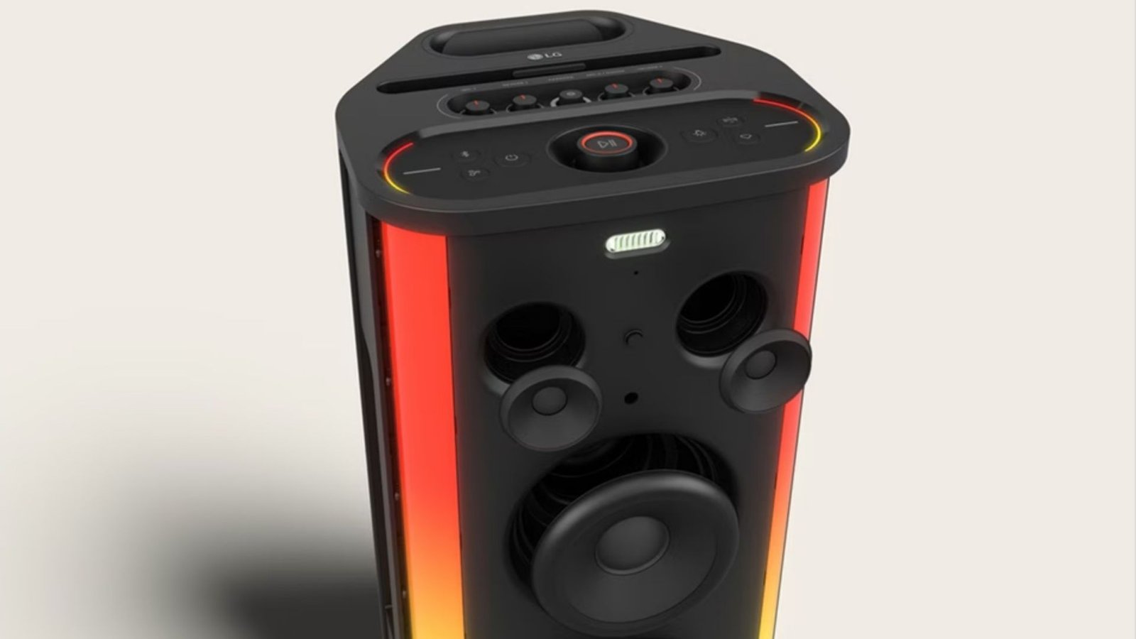 LG lança caixa de som xboom Stage 501 que tem bateria para 25 horas
