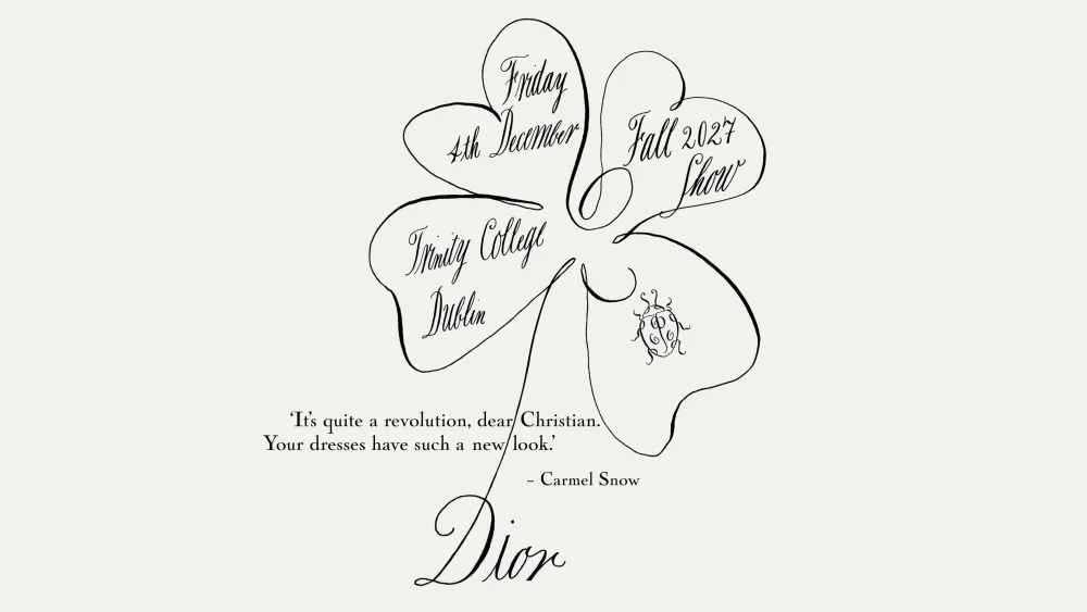 Jonathan Anderson leva a Dior para Dublin em desfile que celebra suas raízes irlandesas