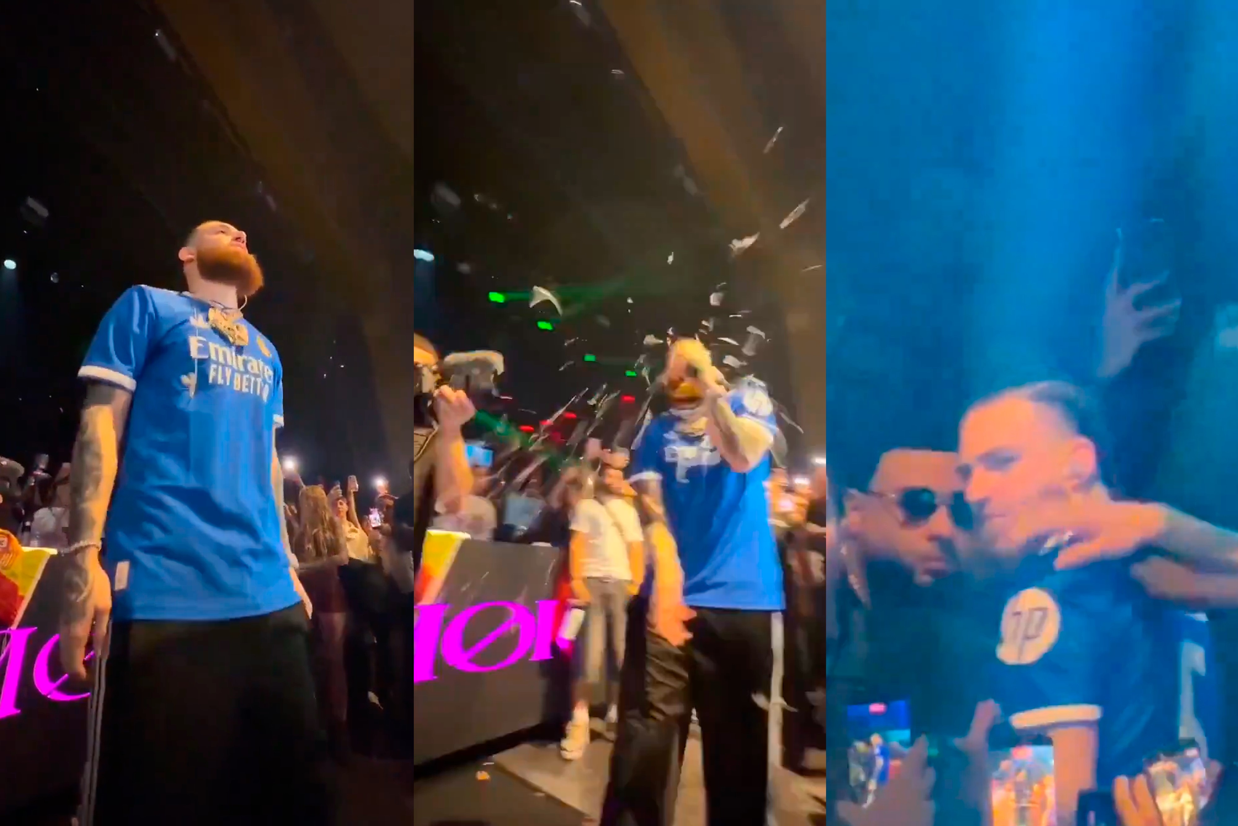 Rapper Hades66 é atingido por copo de vidro durante show