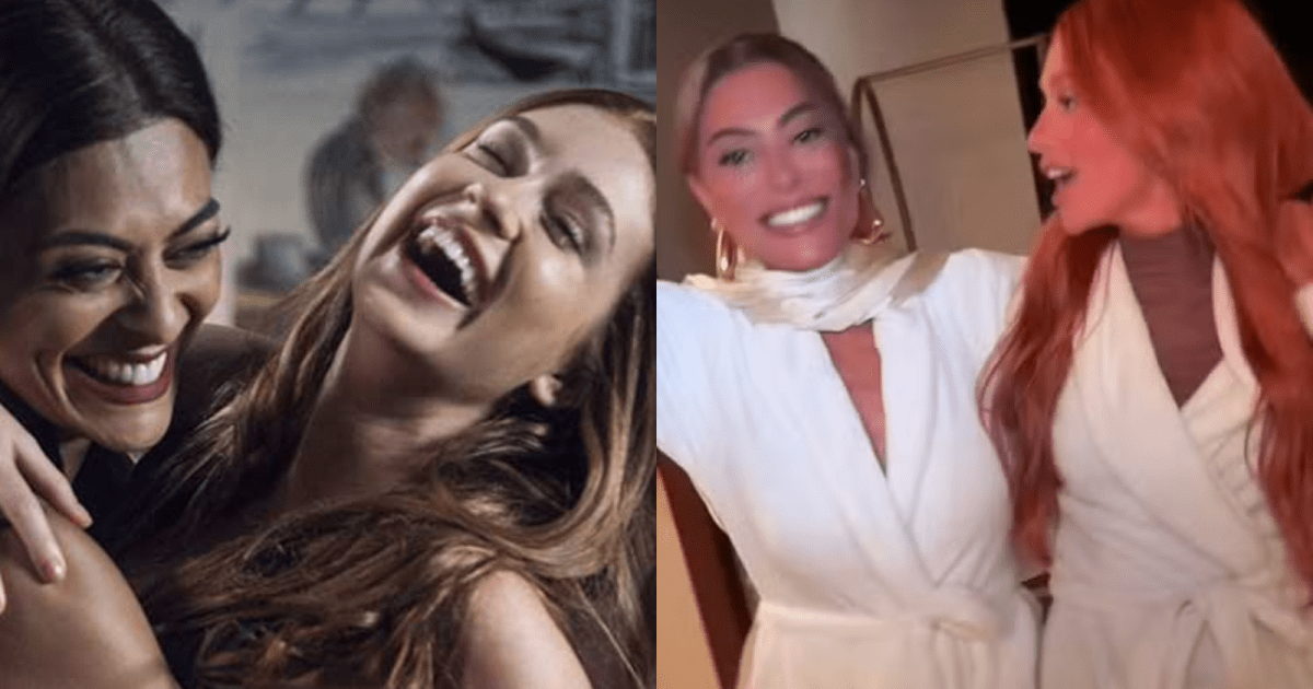 Marina Ruy Barbosa e Juliana Paes dançam ao som de “Totalmente Demais”