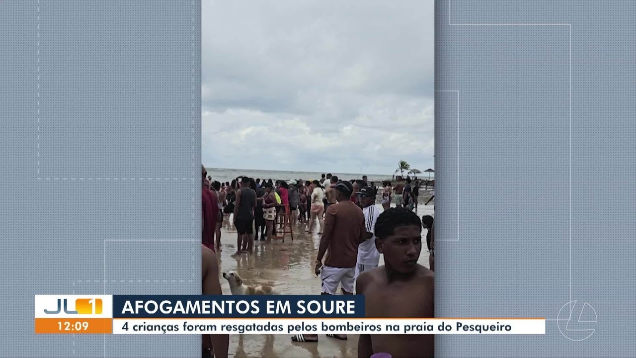 Vídeo mostra resgates de afogamentos em praia de Soure, no Marajó