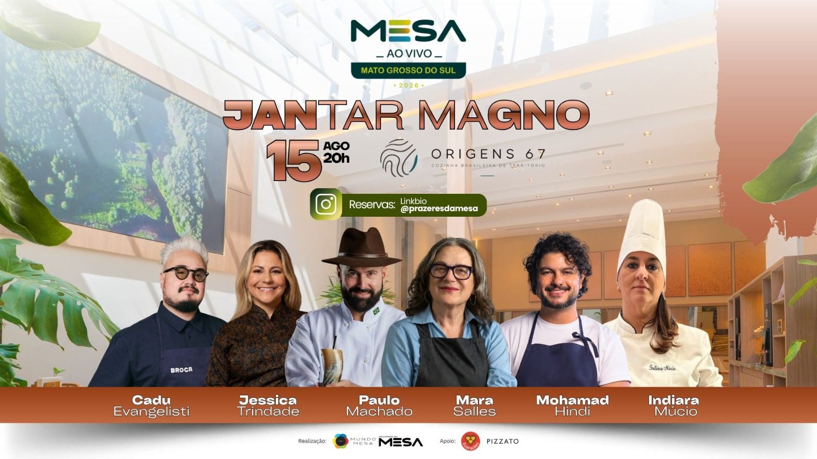 Sabores do Pantanal encerram o Mesa Ao Vivo MS