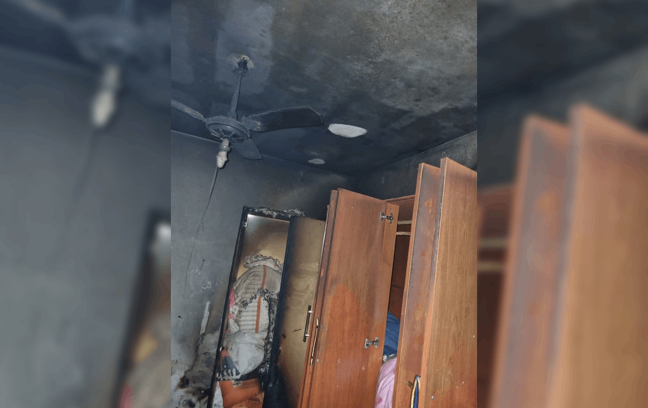 Incêndio atinge quarto de casa em Ourinhos