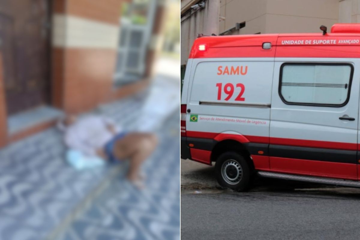 Mulher com dor espera Samu deitada em calçada por mais de uma hora no litoral de SP