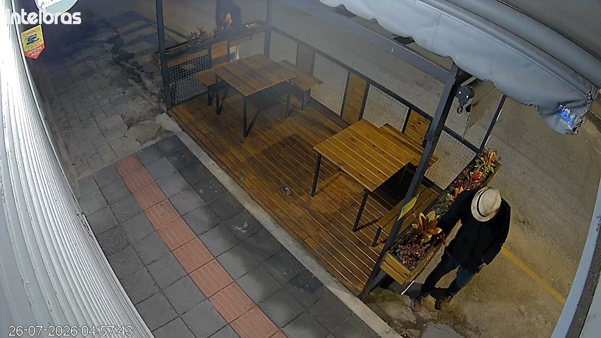 VÍDEO: Homem furta planta de confeitaria após arrancá-la de vaso em MG