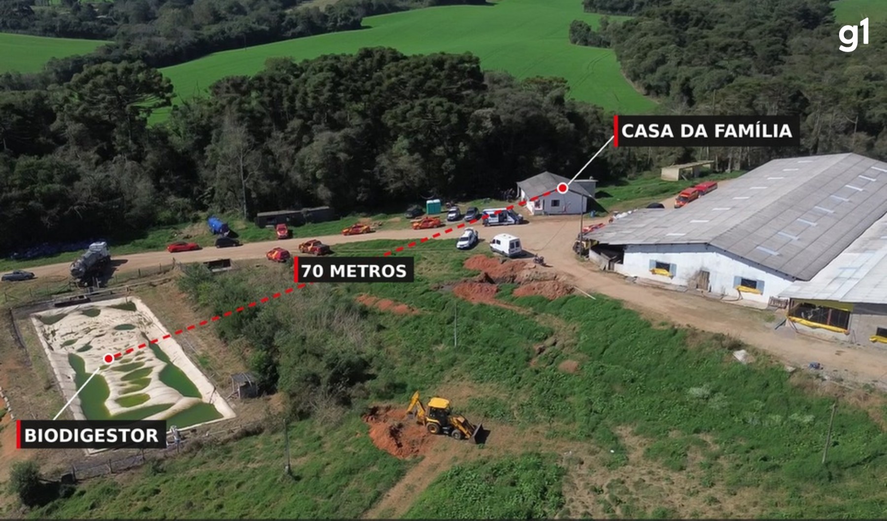 Morte de menino autista no Paraná: entenda localização de biodigestor onde corpo foi encontrado e distância da casa da família
