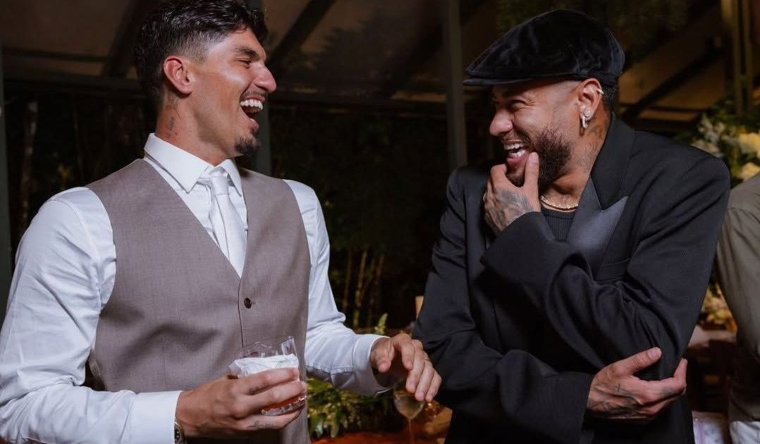 Neymar se desculpa por look “inadequado” no casamento de Gabriel Medina