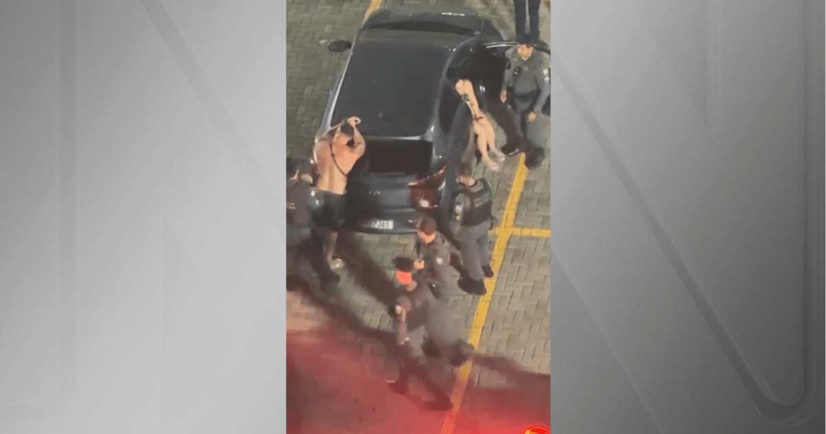 Vídeo: PM é preso após agredir companheira e atacar agentes em Vitória