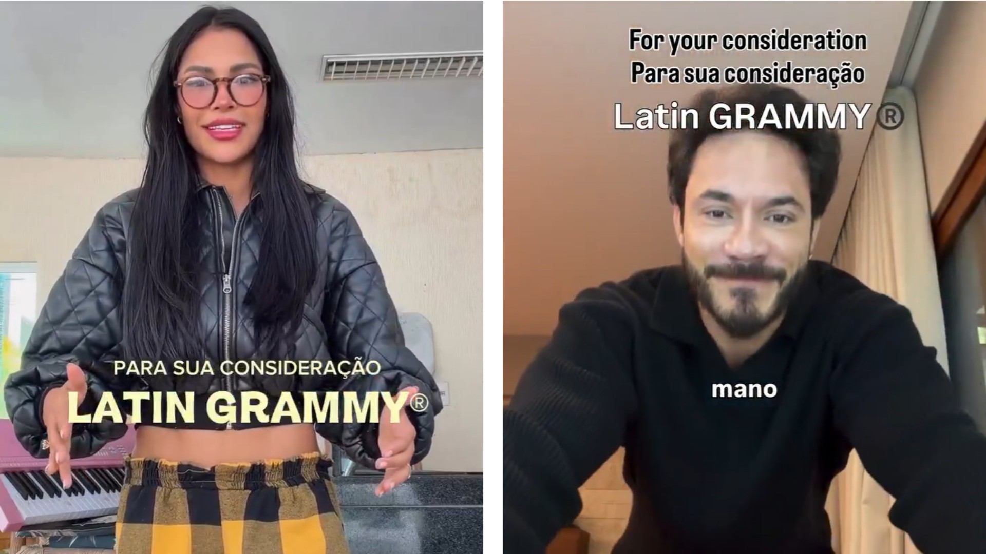 Flay e Eliezer, que se emocionaram após inscrição ao Grammy Latino, não são indicados à premiação