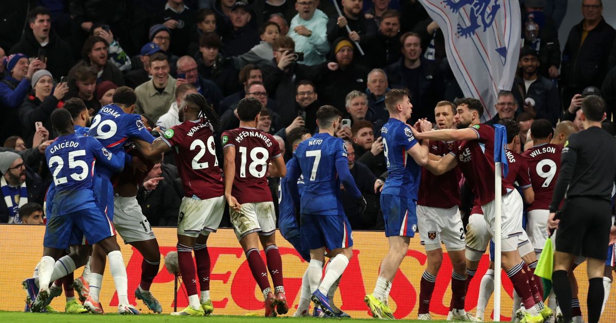 Chelsea e West Ham sofrem punição milionária após briga entre jogadores