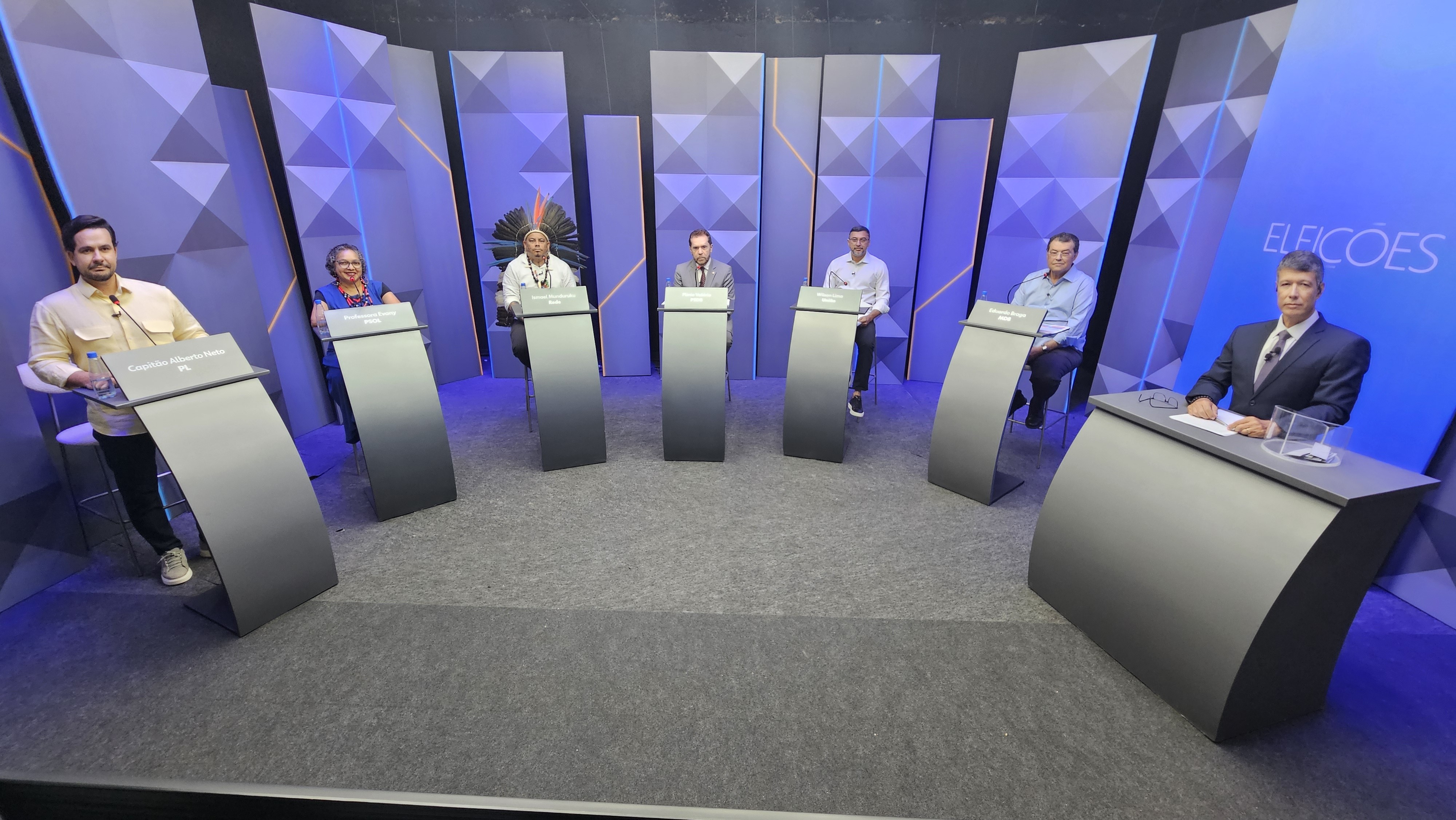 Debate da Rede Amazônica com candidatos ao Senado pelo AM é marcado por propostas voltadas à saúde, Zona Franca e povos indígenas