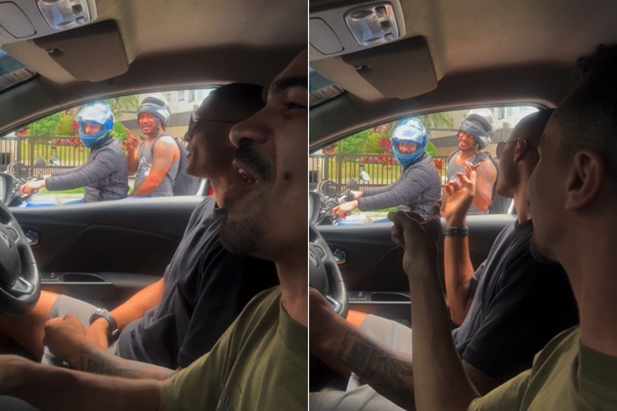 VÍDEO: amigos dançam hit de 'As Branquelas' no trânsito e desconhecidos entram na coreografia