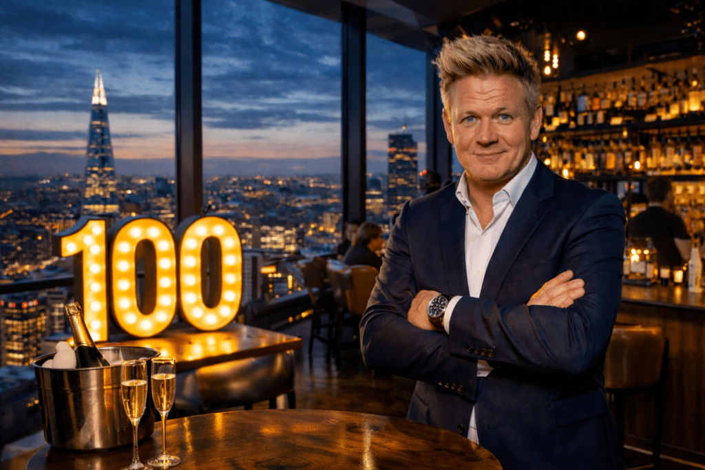 Gordon Ramsay alcançará em breve a marca de 100 restaurantes