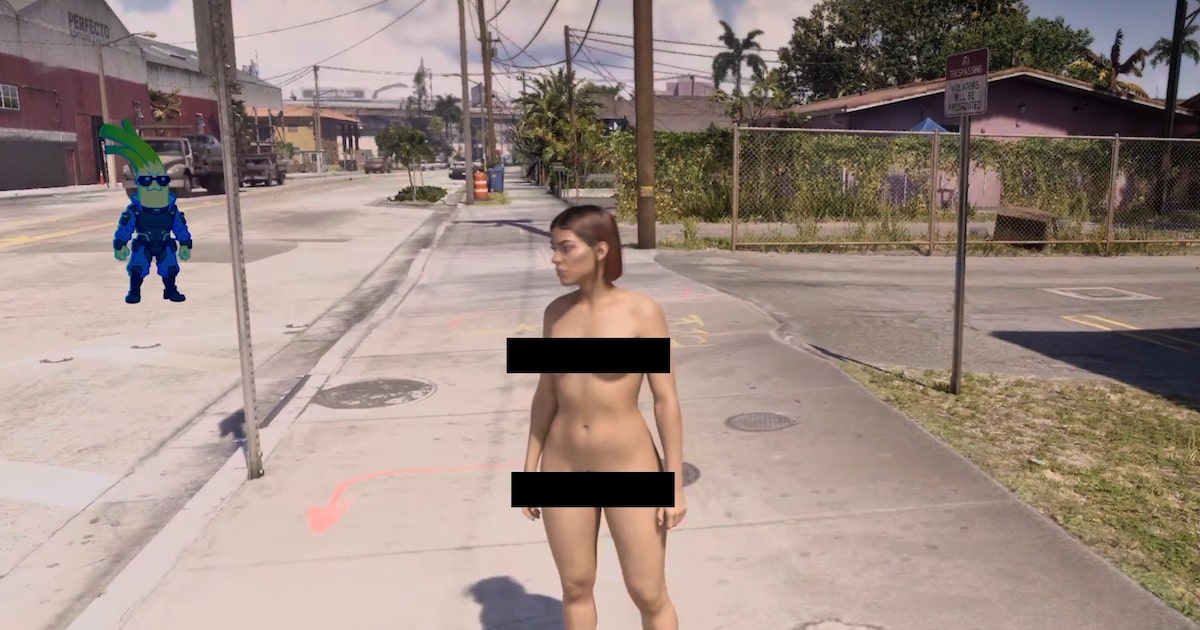 Cyberleek segue à solta e realiza novo vazamento de GTA 6 com Lucia sem roupa