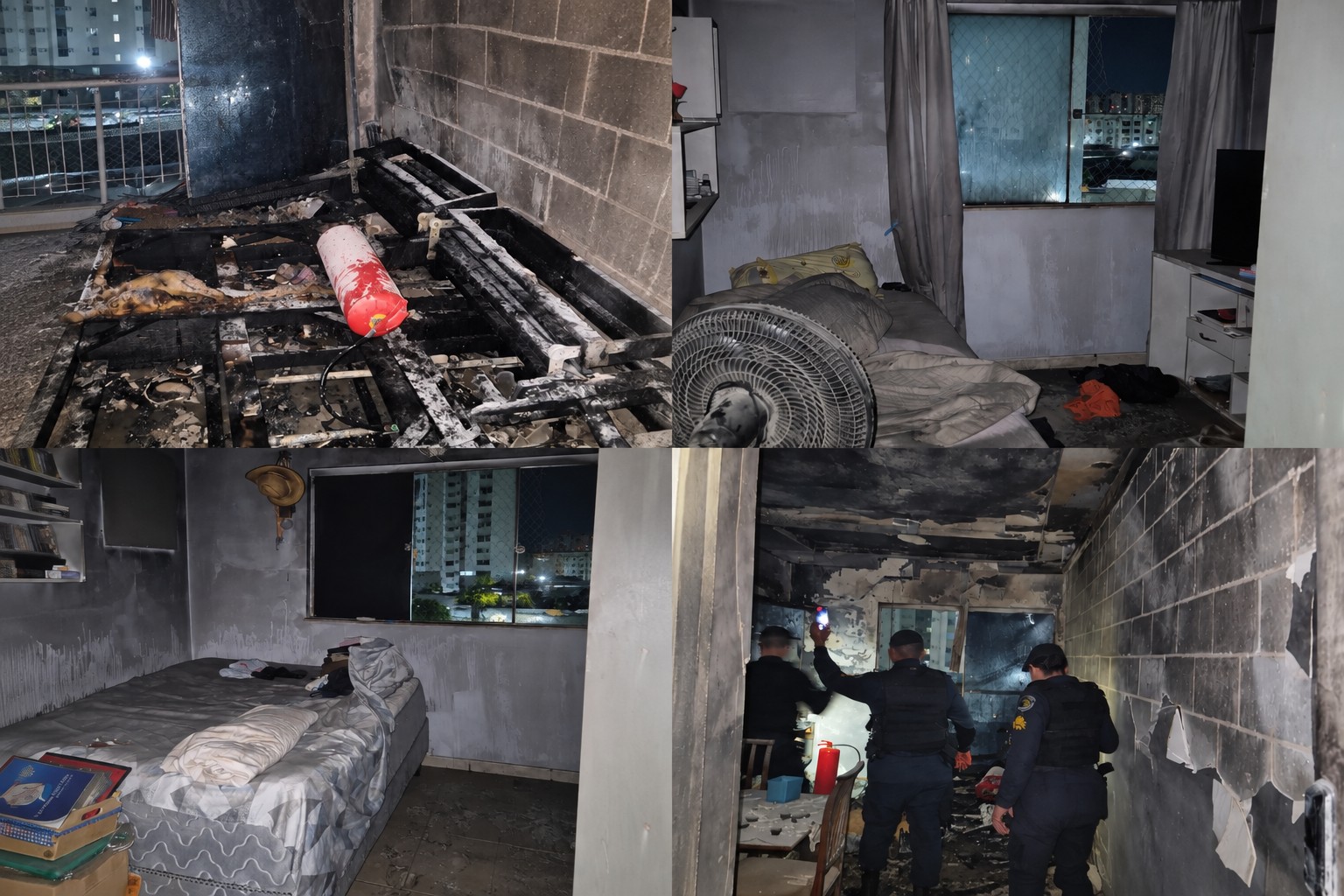 VÍDEO: Imagens mostram estragos em apartamento após incêndio em Porto Velho