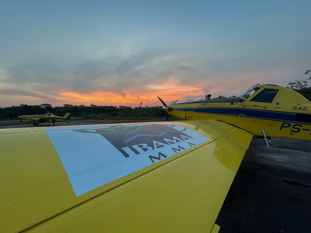 Aeronaves que combatem incêndios no AM retomam voos após melhora na visibilidade, diz Ibama