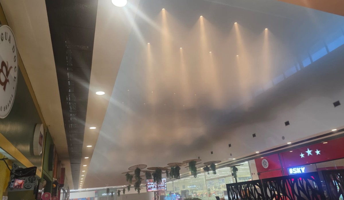 Princípio de incêndio atinge restaurante em centro comercial de Tupã
