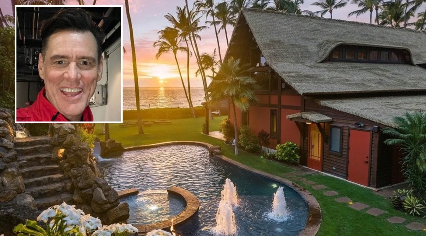 Casa de veraneio totalmente mobiliada de Jim Carrey está à venda por R$ 174 milhões no Havaí; fotos