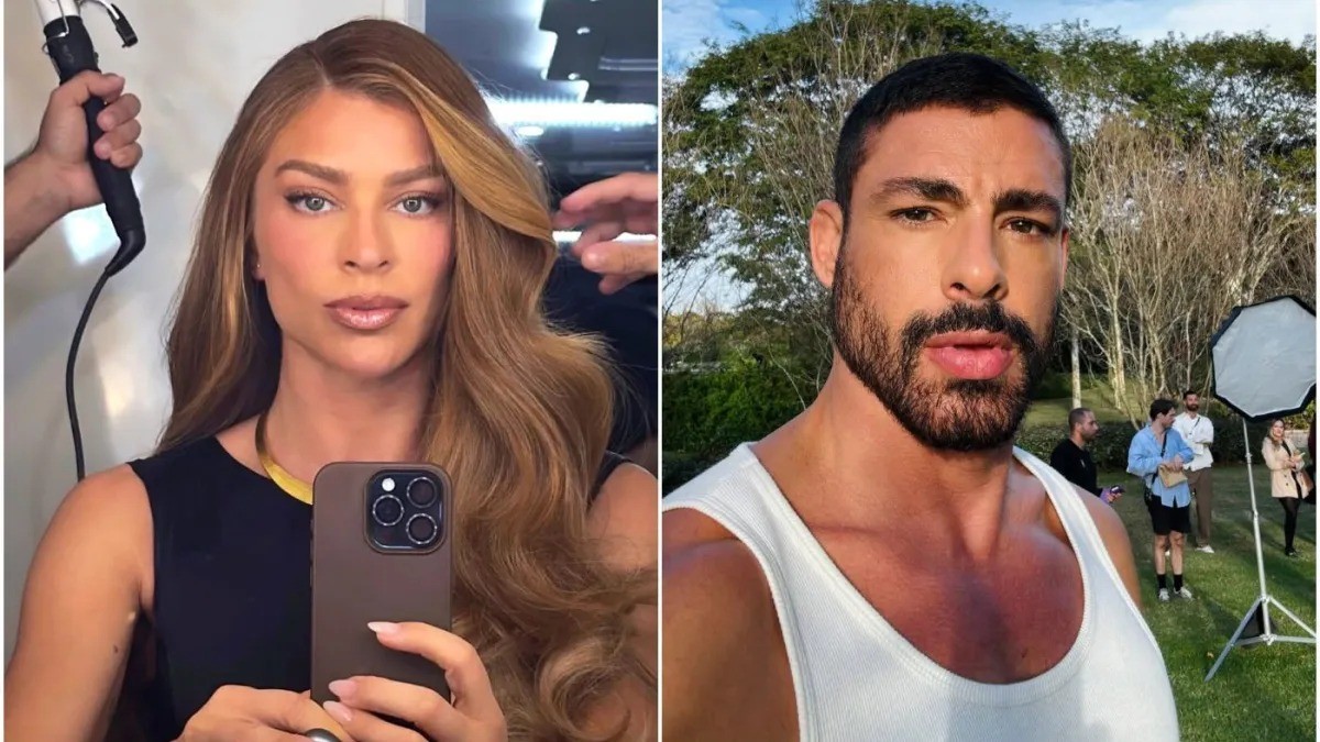 Grazi Massafera se diverte com sósia de Cauã Reymond