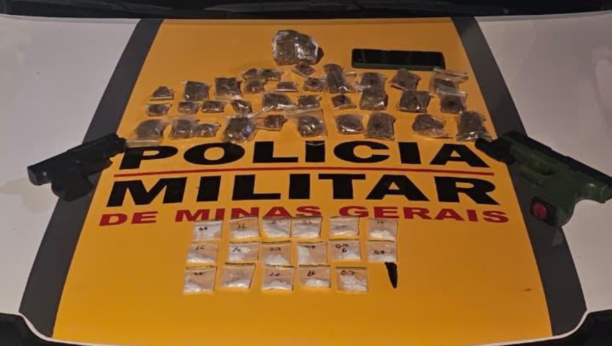 Adolescente bate moto, fica ferido e é apreendido com drogas na BR-381, em Coronel Fabriciano